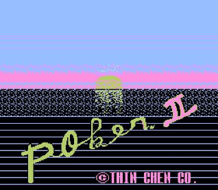 Poker 2 (Homebrew) — Title screen